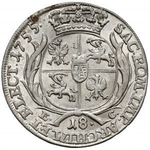 August III Sas, Ort Leipzig 1755 EC