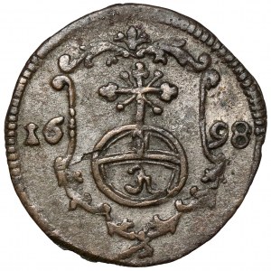August II Silný, Halerz 1698 ILH, Drážďany - prvý