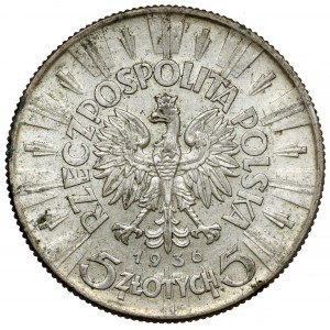 Piłsudski 5 złotych 1936