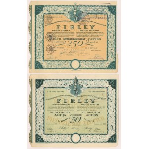 Lublin Portland Cement Factory FIRLEY - gold issue 1925-28 (2pcs)
