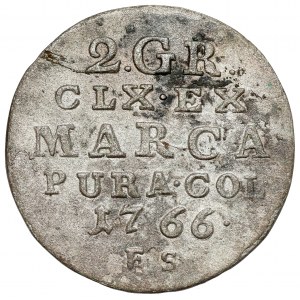 Poniatowski, Halbvergoldet 1766 FS - Preußische Fälschung