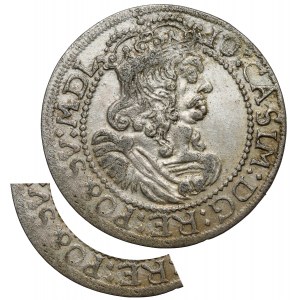 John II Casimir, the Sixth of Krakow 1663 AT - very rare