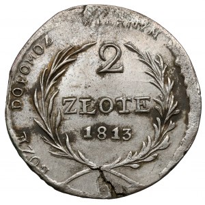 Siege of Zamosc, 2 gold 1813