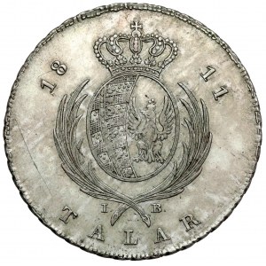 Varšavské knížectví, Thaler 1811 IB - KRÁSNÁ