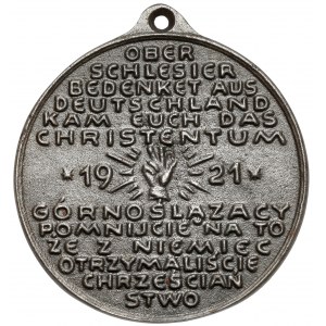 Sliezsko, Propagačná medaila, Sliezske povstanie 1921