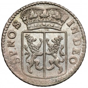 Niderlandy, Silver Duit 1756-D - Gelderland