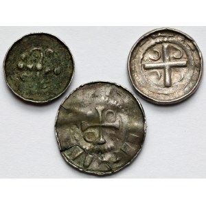 Cross denarii, set (3pcs)