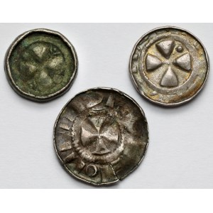 Cross denarii, set (3pcs)