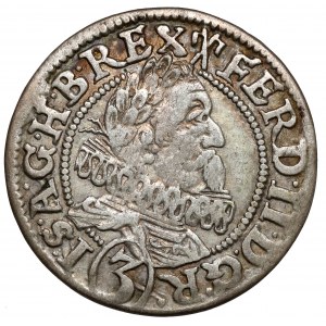 Slezsko, Ferdinand II, 3 krajcara 1629 HR, Wrocław