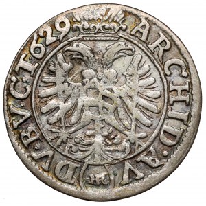 Slezsko, Ferdinand II, 3 krajcara 1629 HR, Wrocław