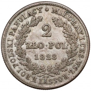 2 Polish zloty 1828 FH