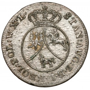 Poniatowski, 10 pennies 1787 EB