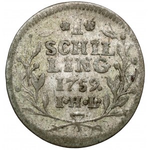 Hamburg, 1 šiling 1759-IHL