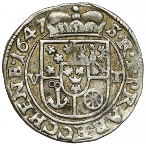 Czechy, Johann Anton, 3 krajcary 1647, Waldstein