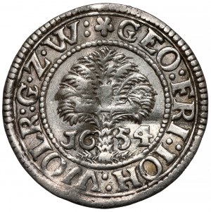 Waldeck, 4 Mariengroschen 1654