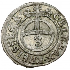 Saxony, Johann Georg II, 3 fenigs 1661-CR