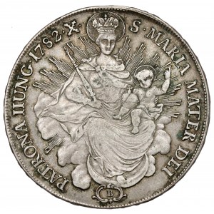 Maďarsko, Jozef II, Thaler 1782-B, Kremnica