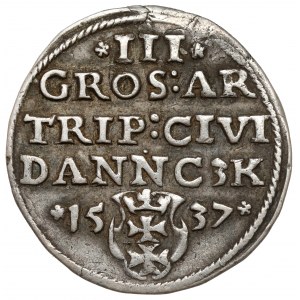 Žigmund I. Starý, Trojak Gdansk 1537 - začiatok