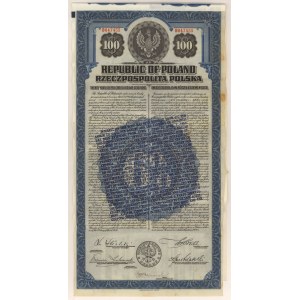 6% Poż. Dolarowa 1920, Obligacja na 100 $ - po konwersji