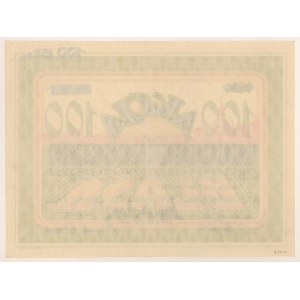 Wielkopolska Wytwórnia Chemiczna BLASK, Em.1, 100 zł 1927