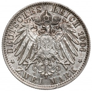 Bremen, 2 marks 1904-J