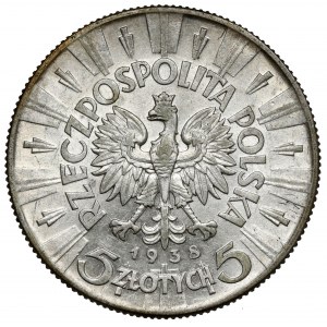 Piłsudski 5 złotych 1938