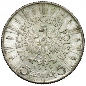 Piłsudski 5 złotych 1938