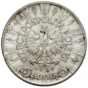 Piłsudski 5 złotych 1938