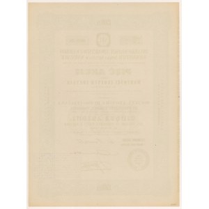 Russisch-Italienische Gesellschaft für Faserprodukte, 5x 300 Zloty 1934 - ausgegeben im Tausch gegen Em.1 Aktien