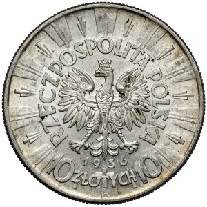 Pilsudski 10 zloty 1936