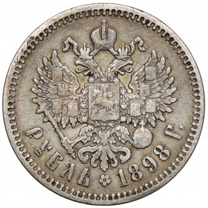 Russland, Nikolaus II., Rubel 1898 AG