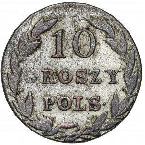 10 groszy polskich 1826 IB
