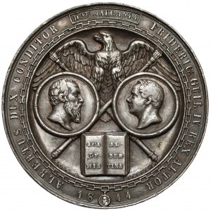 Germany, Medal 1844 - 300th anniversary of Königsberg University