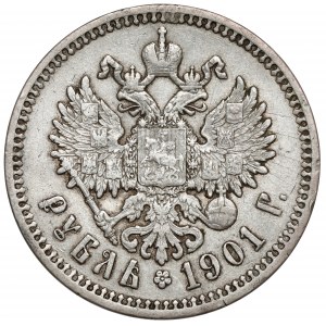 Russia, Nicholas II, Ruble 1901 FZ
