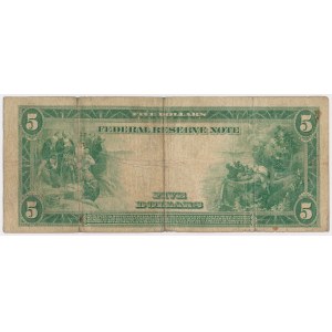 USA, 5 Dollars 1914