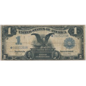 USA, 1 dolar 1899, Stříbrný certifikát, Orel