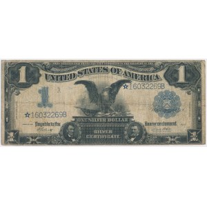 USA, 1 dolár 1899, Strieborný certifikát, Orol