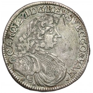 Pomerania, Charles XI, 2/3 thaler 1684, Szczecin