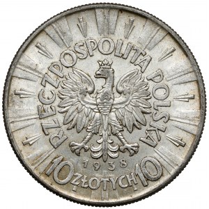 Piłsudski 10 złotych 1938