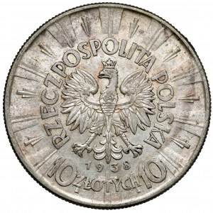 Piłsudski 10 złotych 1938