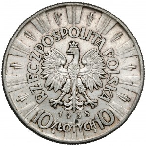 Piłsudski 10 złotych 1938