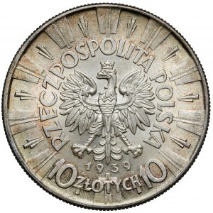 Piłsudski 10 złotych 1939