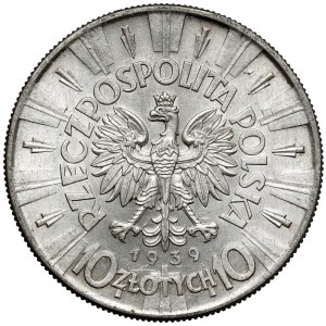 Piłsudski 10 złotych 1939