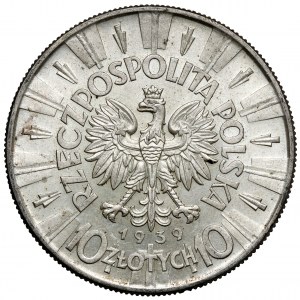 Piłsudski 10 złotych 1939