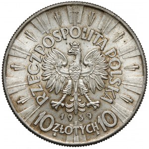 Piłsudski 10 złotych 1939