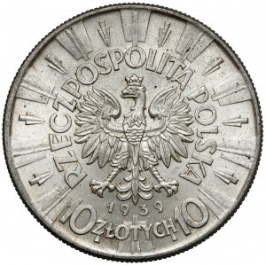 Piłsudski 10 złotych 1939