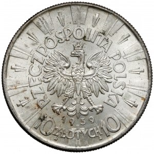 Piłsudski 10 złotych 1939