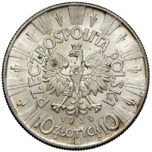 Piłsudski 10 złotych 1939