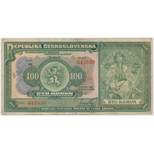 Československo, 100 korún 1920 - Na