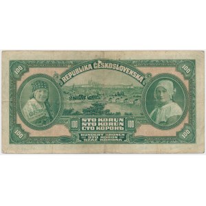 Československo, 100 korún 1920 - Na